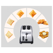 Hot sales Household  bread toasters with stainless steel decoration